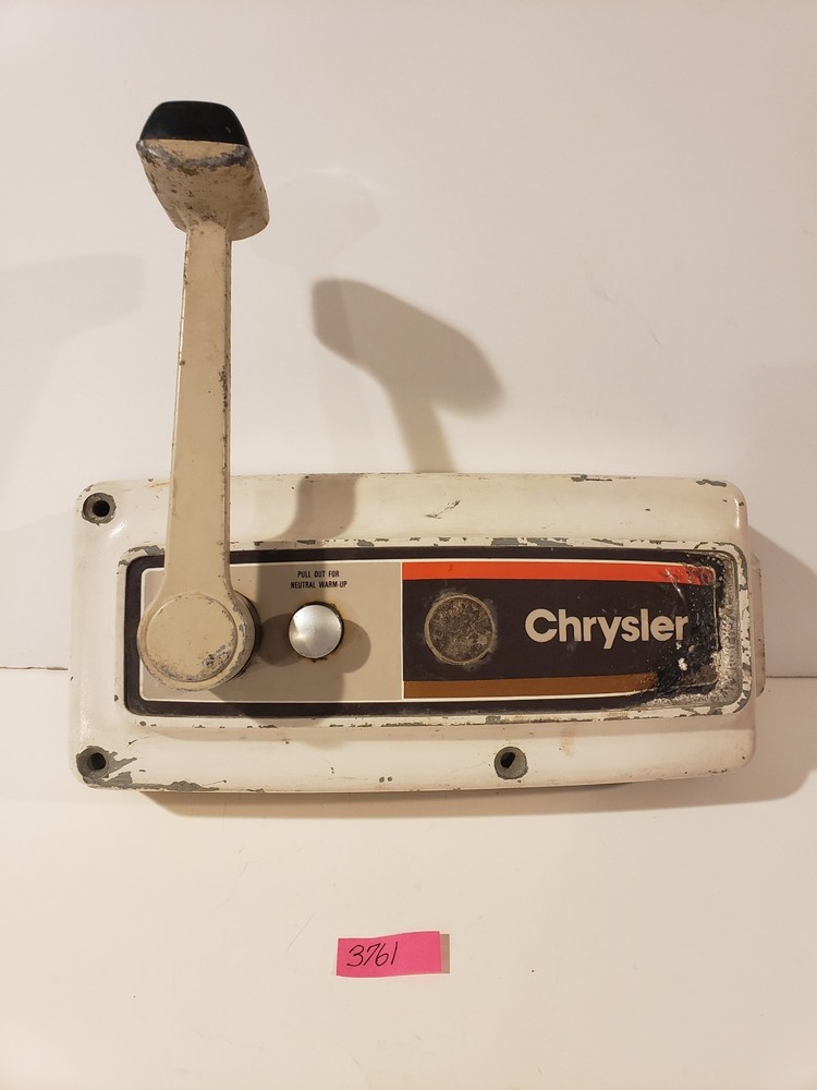 CHRYSLER FORCE SHIFT THROTTLE REMOTE CONTROL BOX ASSEMBLY FRESH WATER E67524