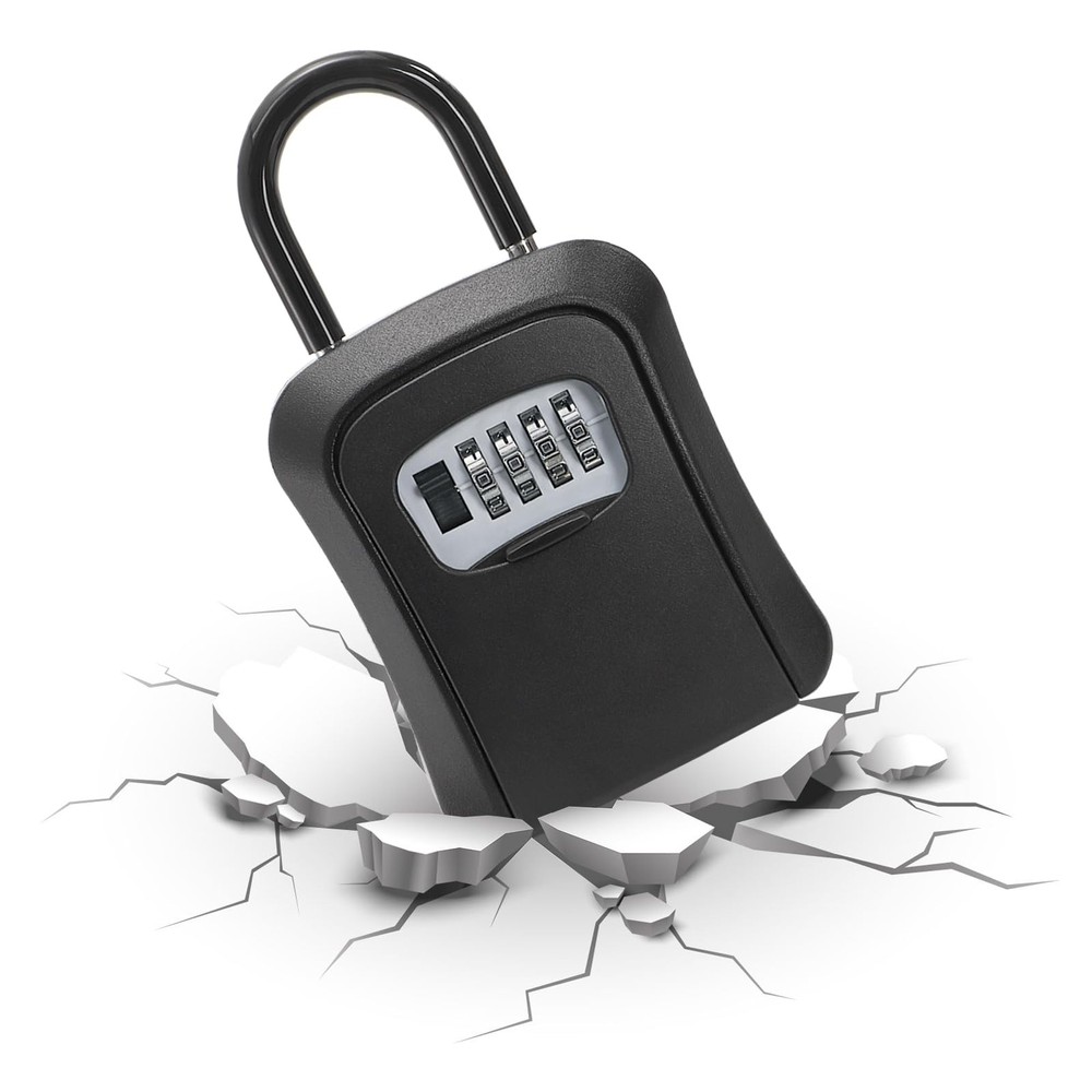 Key Lock Box for Outside 2 Pack Wall Mount Code Safe Storage Waterproof