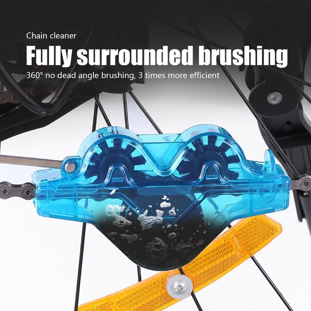 Cycling Cleaning Kit Cycle Chain Scrubber Cleans Tool Quick