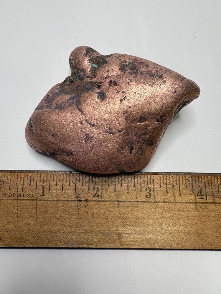 Pure Solid Native Michigan Float Copper Mineral Display Specimen Upper Peninsula