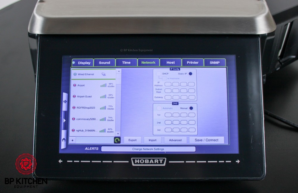Hobart HTi Scale With Printer, New Operator Screen & No Customer Display