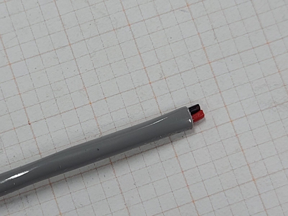 Priority Wire P2032S 18/2C Shielded Sound/Security Cable Riser Gray E2032S /50ft