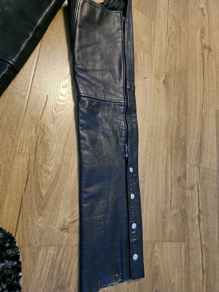 Interstate Leather Chaps Size XXS Adjustable Waist