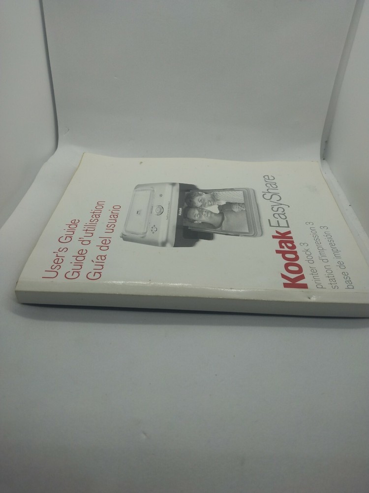 Kodak EasyShare printer dock 3 User's Instruction Guide Manual