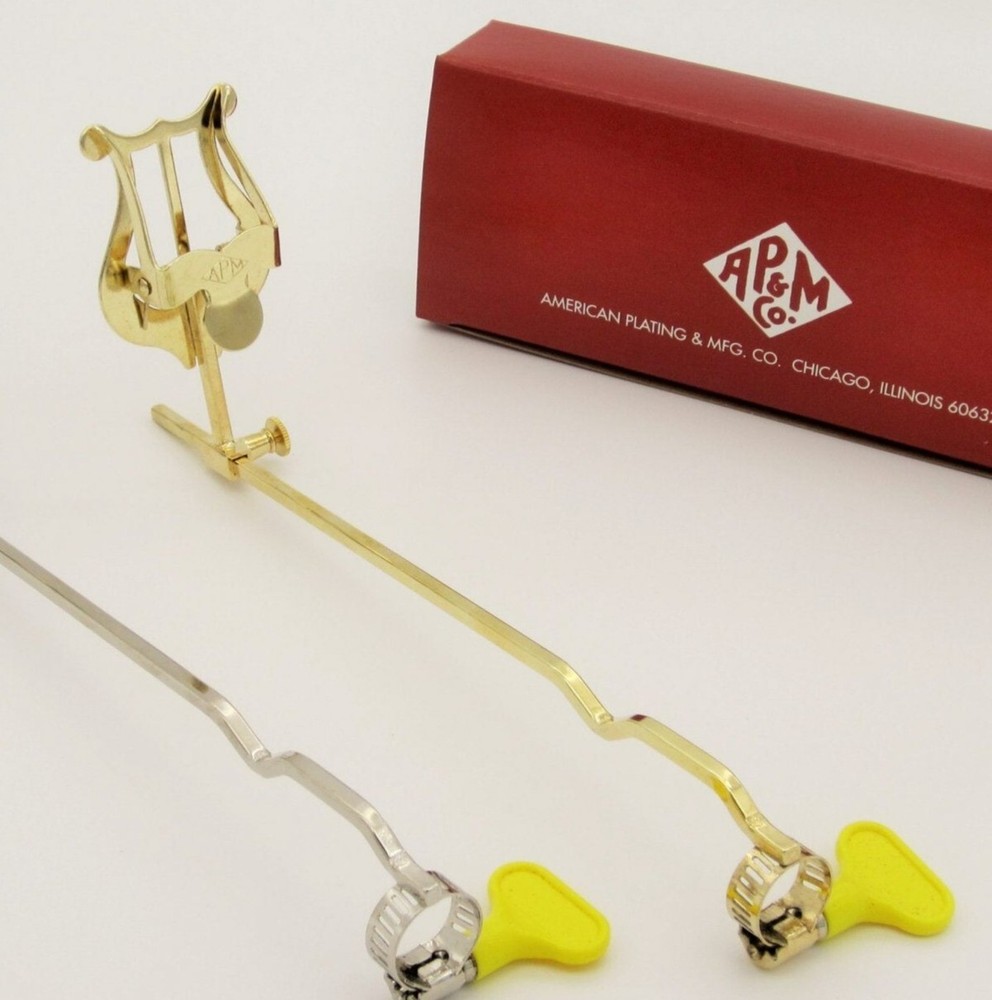 Trombone Lyre, Tenor or Bass, Adjustable w/Ring 2Pc Lacquer