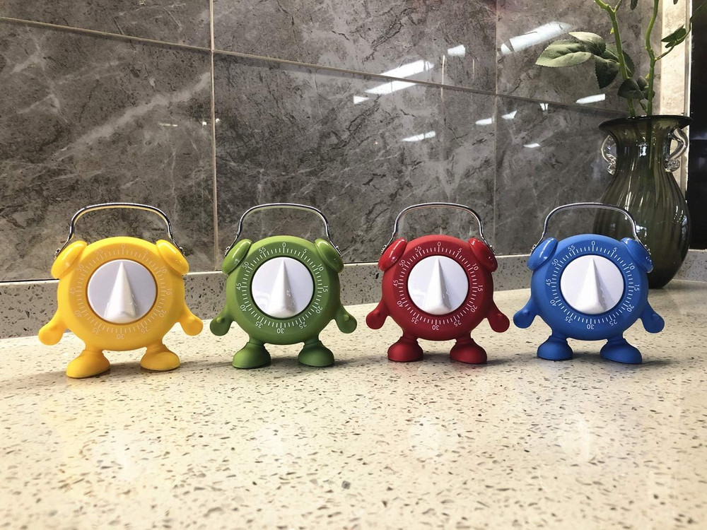 Kitchen Timer, for Baking Teaching Cooking Egg Potty Training Cute 60 Mins Twist