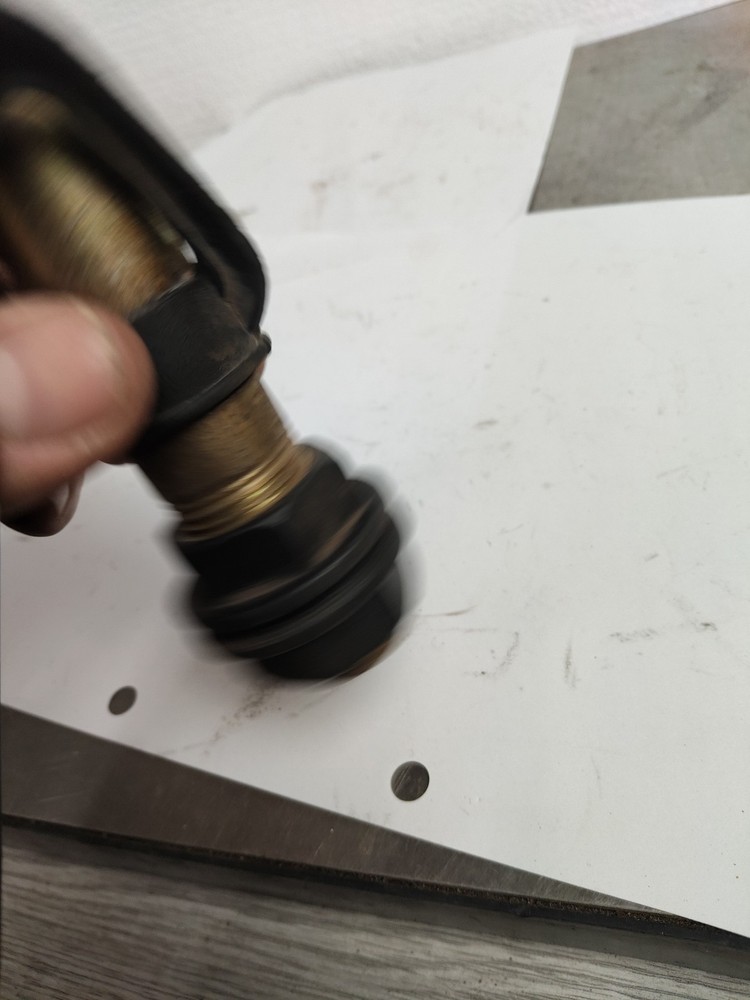 Din Orange Rotating Flashing Beacon Threaded Mounting Pole Spigot Stem Tractor