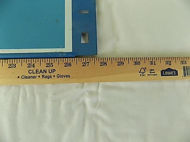 PEPSI HEADER DISPLAY SIGN 28" METAL SODA