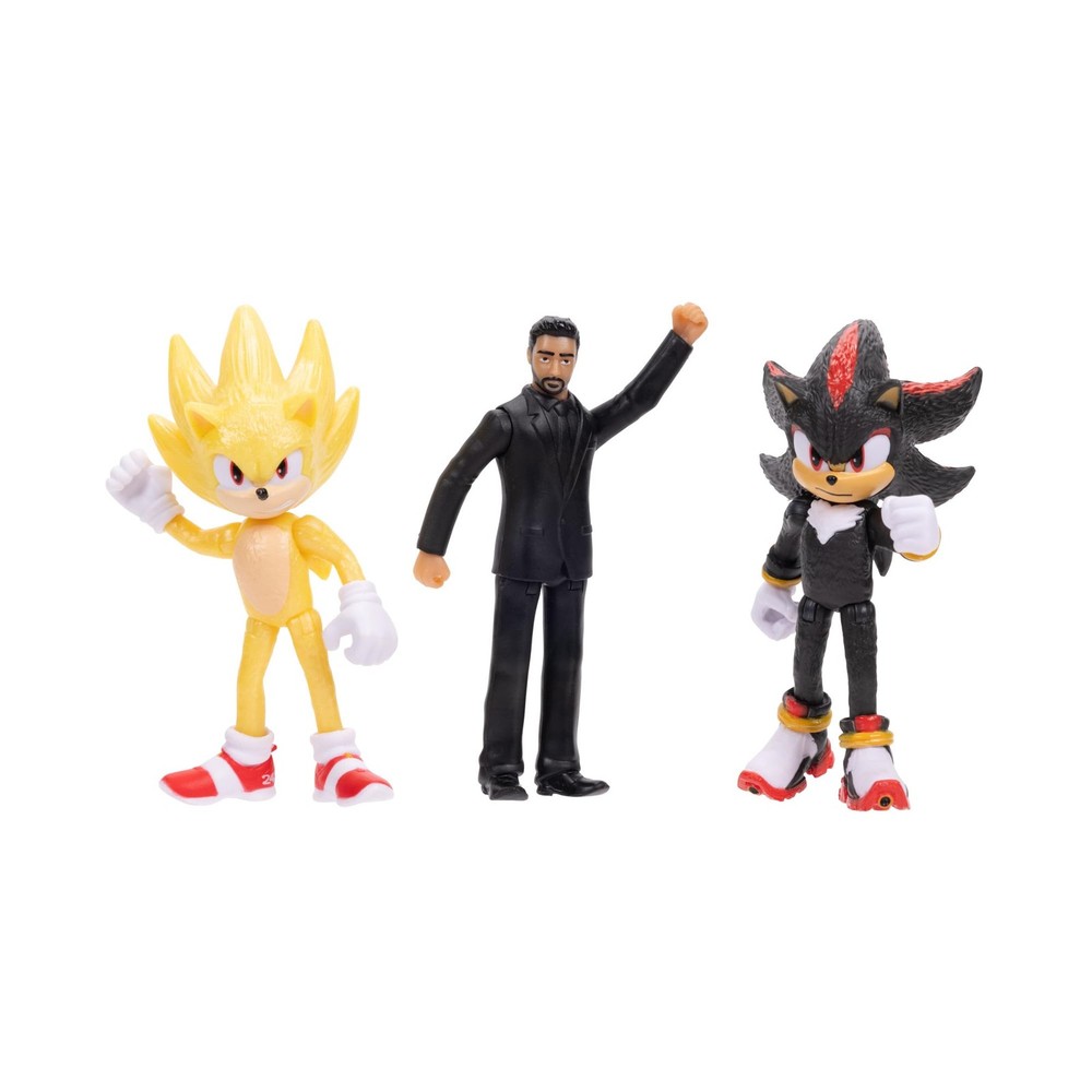 2.5 inches, Multi-pack Including Super Sonic, Shadow, Agent Stone, Master...