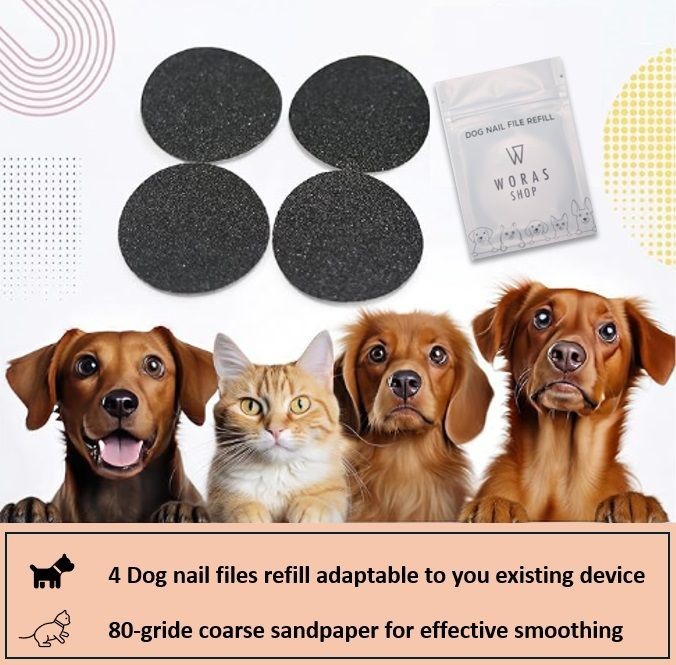 Dog & Cats nails file - Stress-Free Nail Filing. Includes Additional Sandpapers!