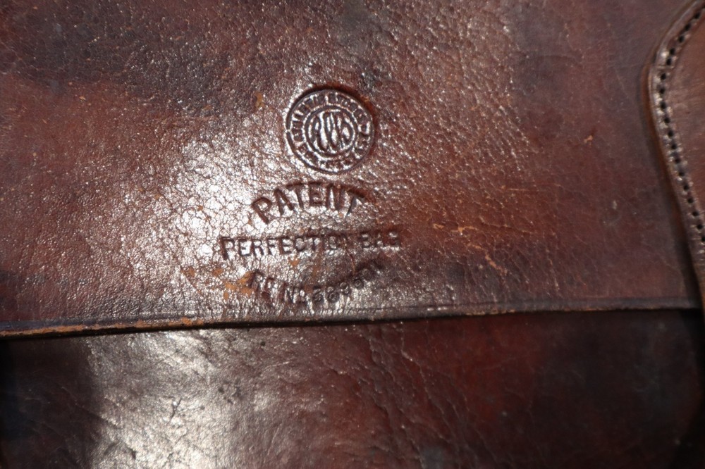 Original WWII British Army Dispatch Riders Briefcase Belfast Dated Maker Marked