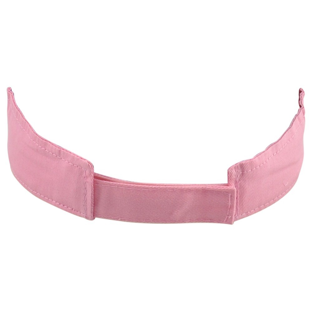 Blank Solid Pink Golf Plain Bright Color Adults Adjustable Visor Hat Sun Cap