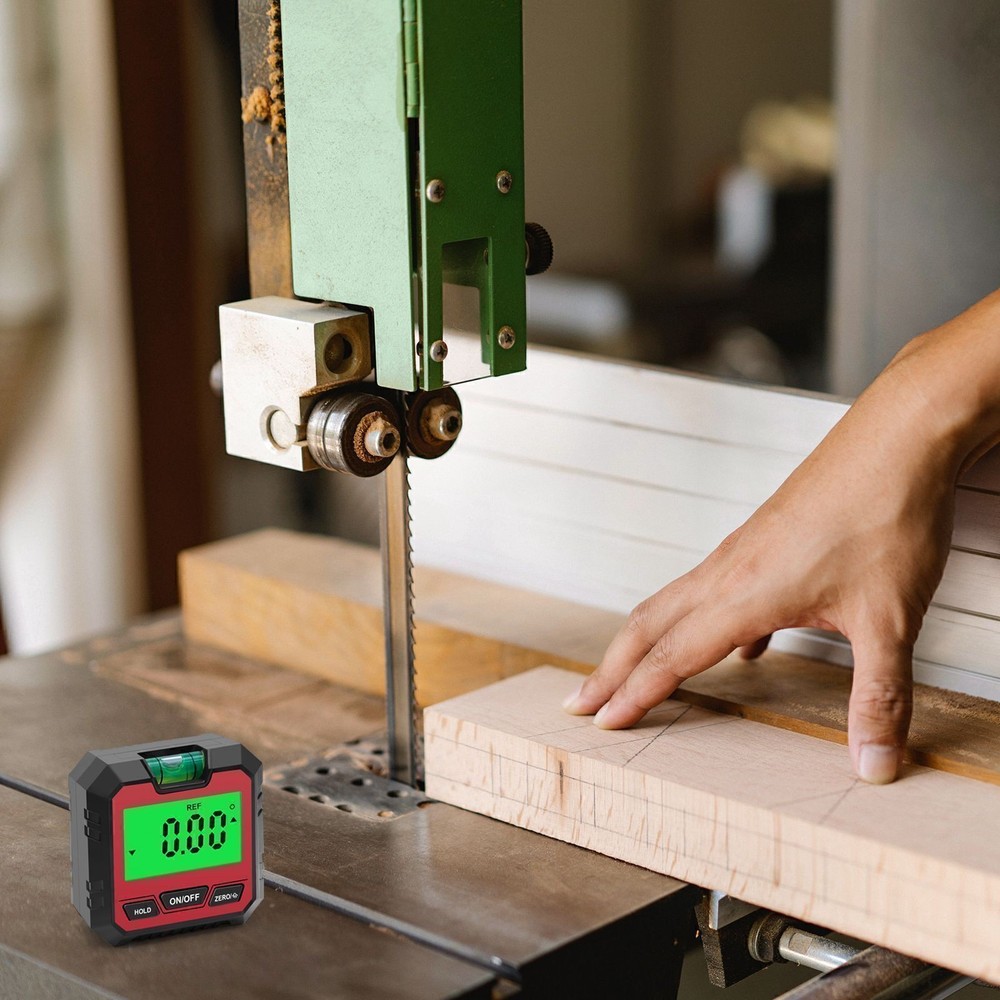 Magnetic Digital Protractor Tool – 360° Level Angle Finder LCD