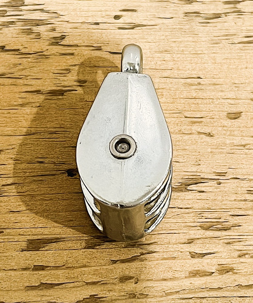 Fixed eye Dual Sheave Pulley One-Inch