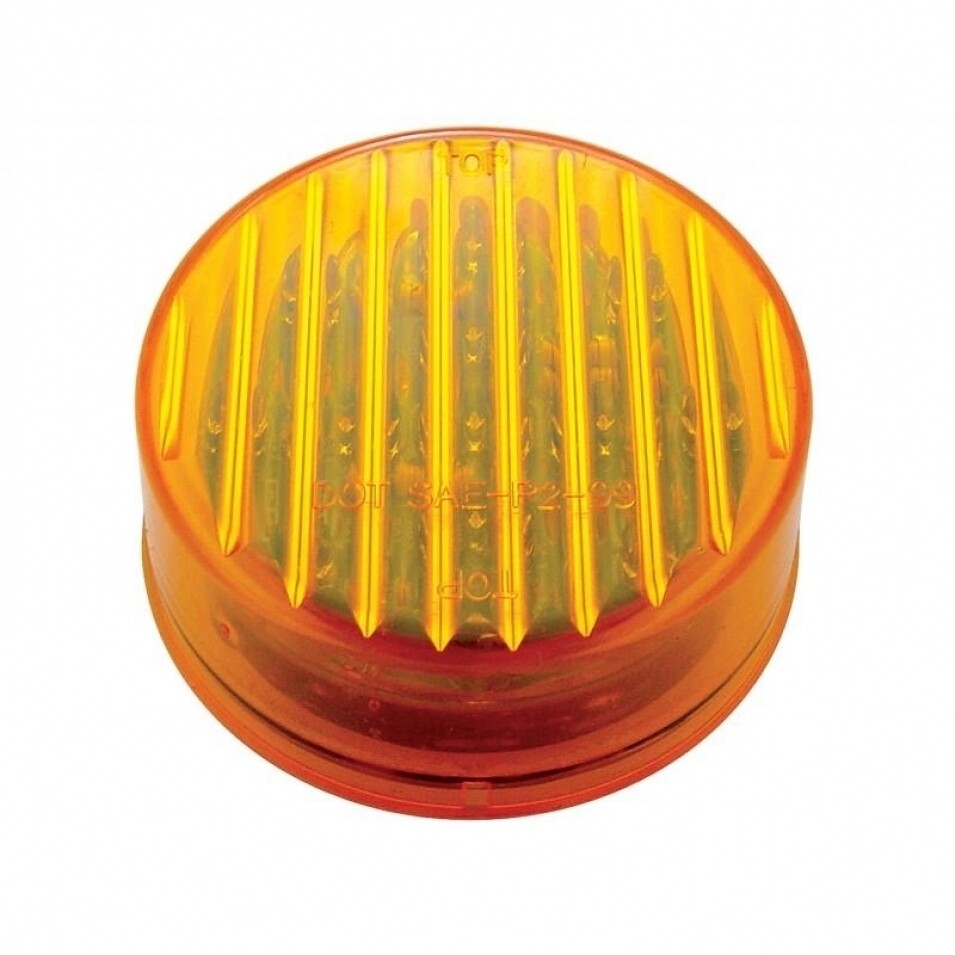 2.5" Round Amber LED 6 Pack