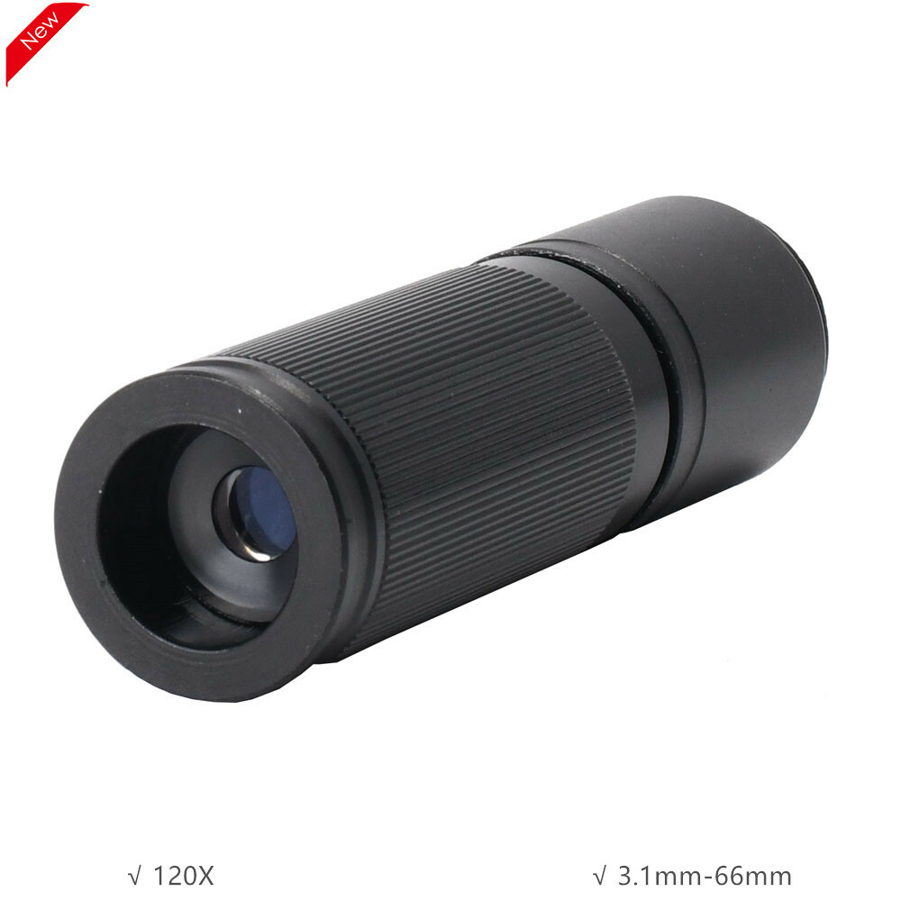 120X C Mount Zoom Lens C Mount Microscope Camera w/Ring Adapter For Microscope