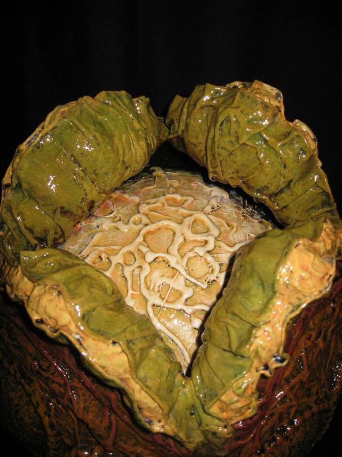 Alien Xenomorph Egg - mixed-media full 3-D sculpture