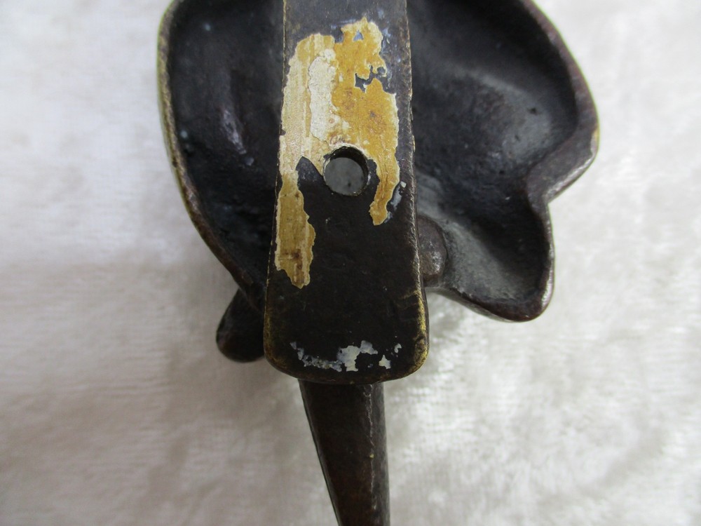 Antique Complete Bronze Lincoln Imp/Devil Door Knocker