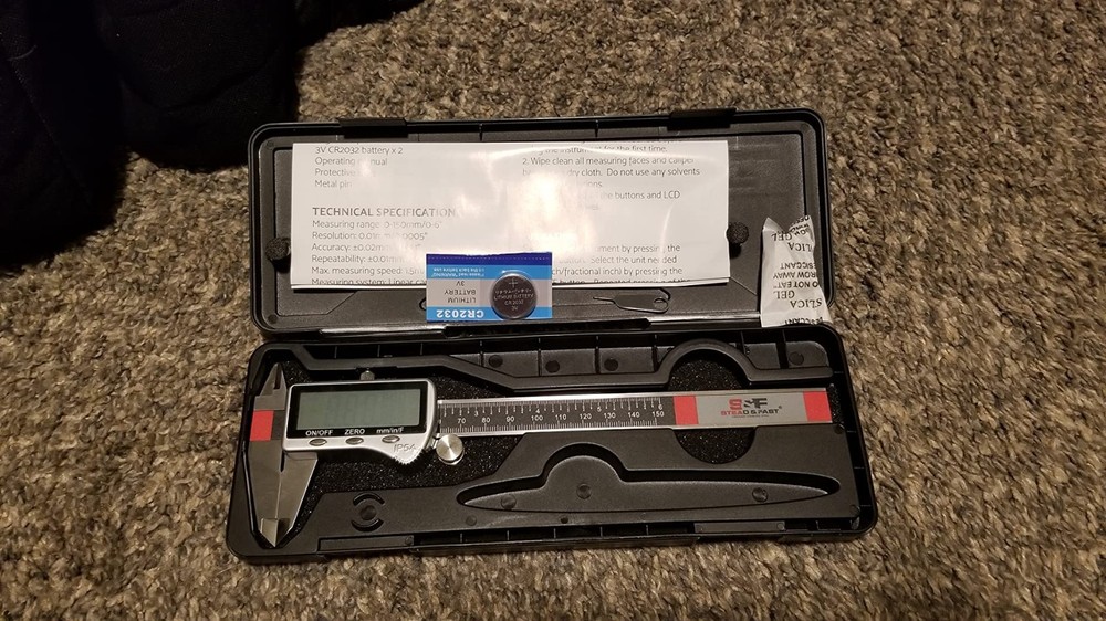 6" Digital Caliper with Extra Large LCD Screen