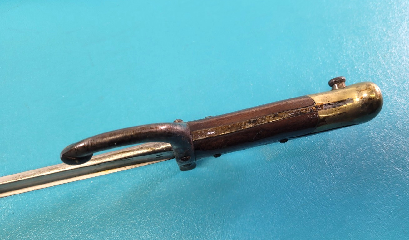 French Military Model 1874 Gras Rifle Bayonet Sword + Match S/N# Scabbard TR1033