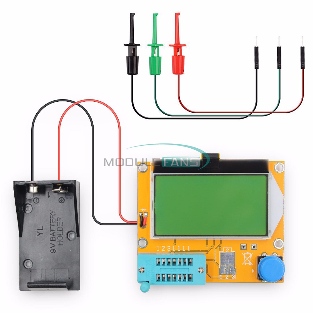 Transistor Tester LCR-T4 LCD Display M328 Diode Triode Capacitance ESR MOS