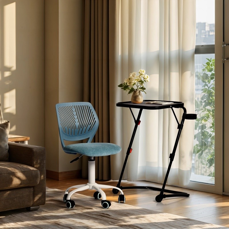 Adjustable Writing Desk Ergonomic Folding Study Table Portable Workstation New