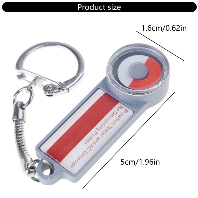 Heating Pump Rotation Checker Tool With Field Indicator Keyring Design