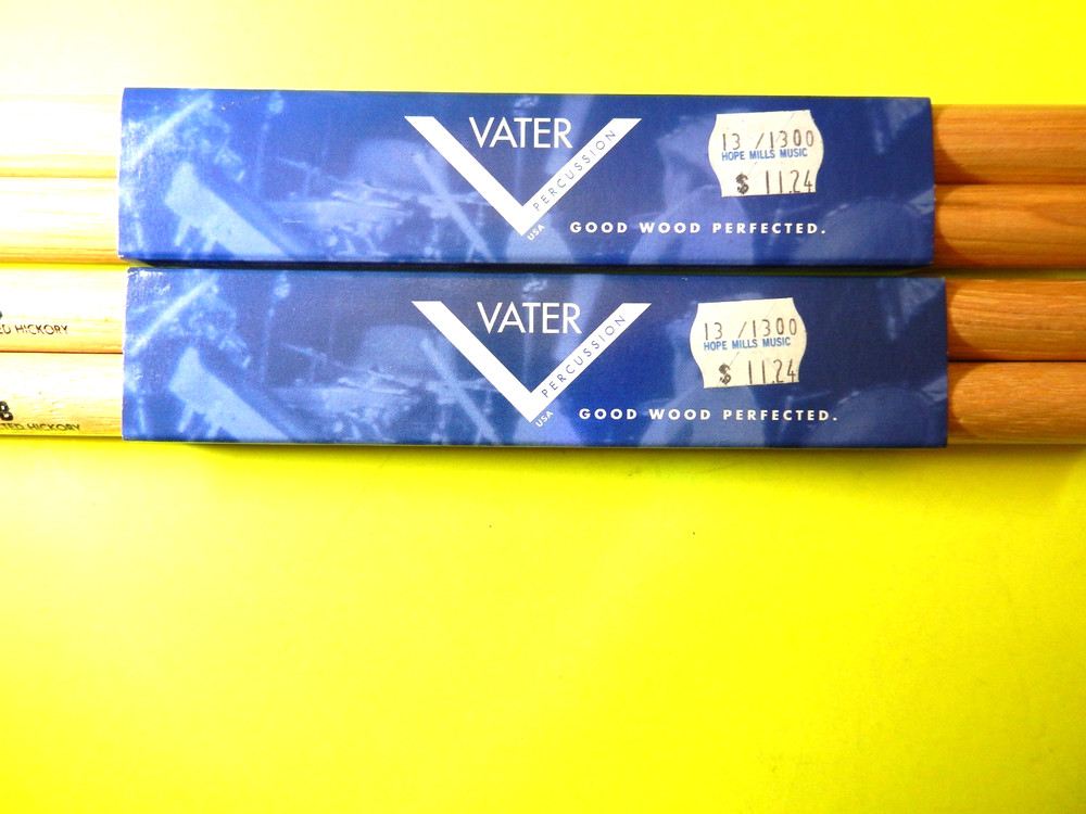 VATER 2B NYLON TIP Drumsticks, TWO PAIR