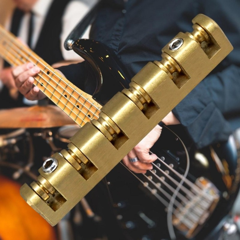 Adjustable Height Brass Guitar Nut for 6 String Electric Guitar Replacement Part
