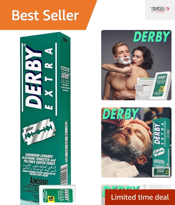 Extra Double Edge Razor Blades, 100 Count