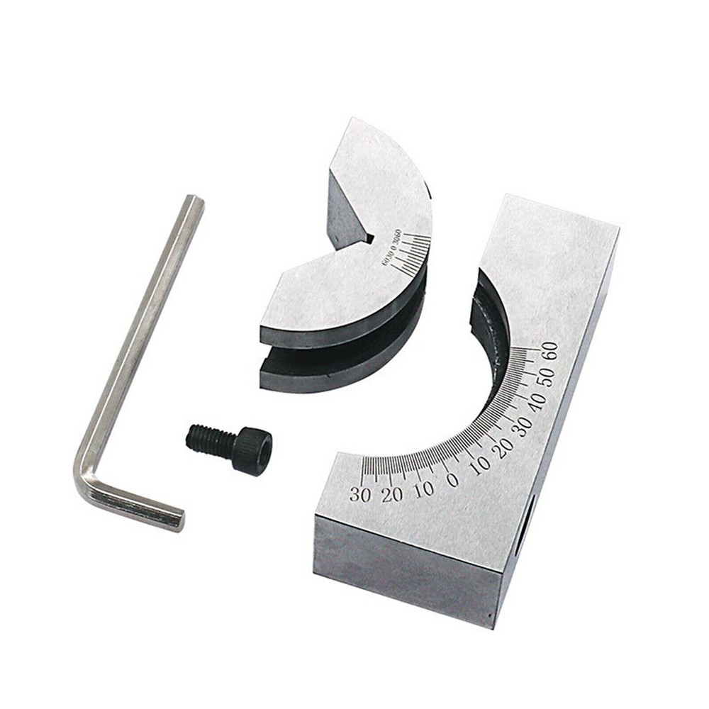 Adjustable Angle V Block Milling Setup 0-60 Degree Angle Block Precision Gauge