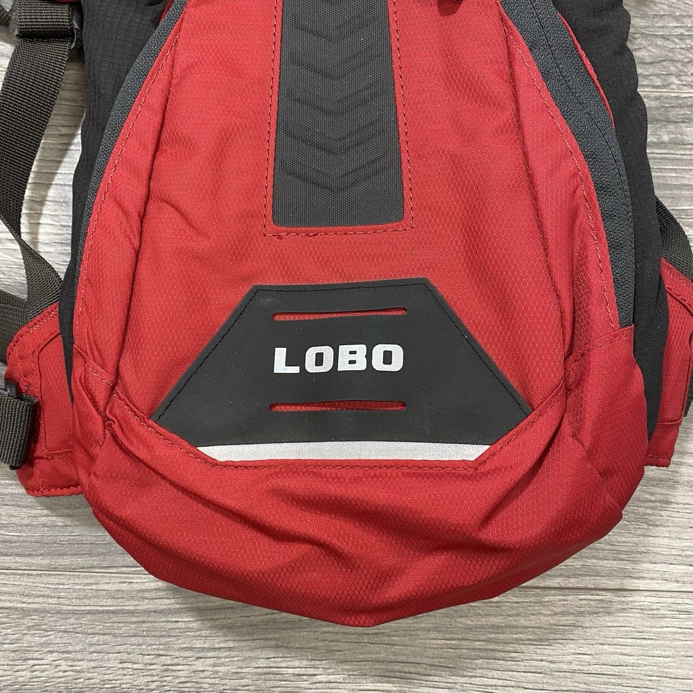 Camelbak Lobo Red Black Hydration Pack Hiking Trail Backpack No Bladder