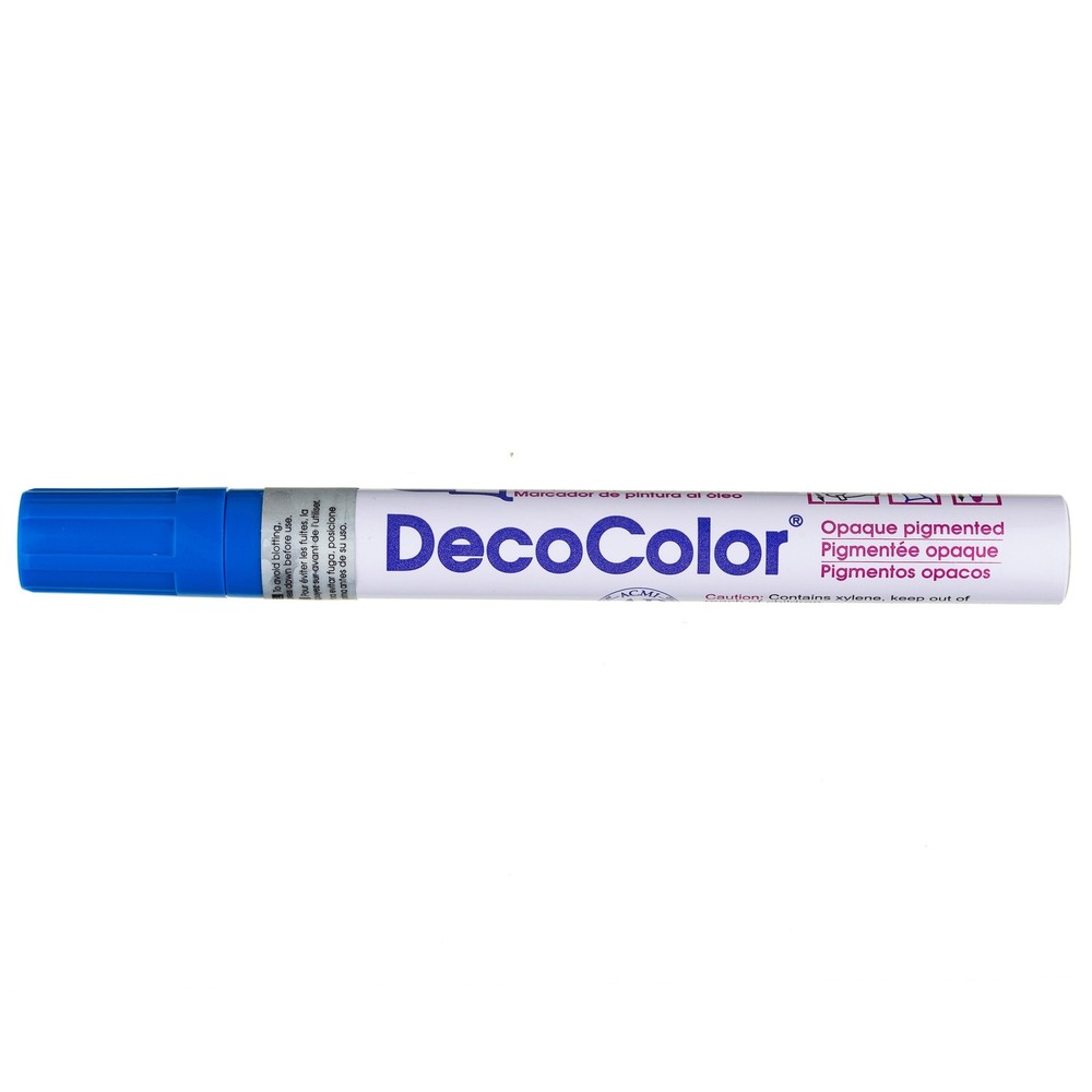 Uchida DecoColor Broad Opaque Oil-Based Paint Marker-Blue