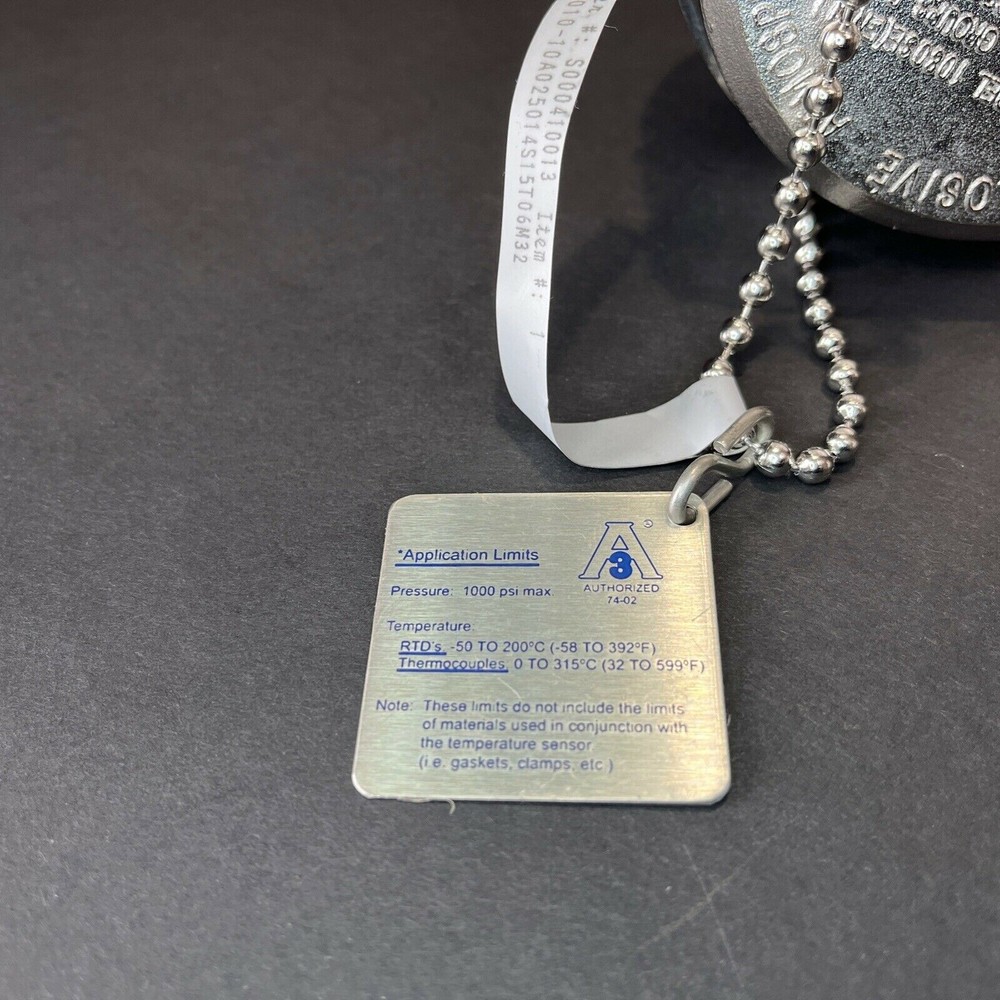 Burns Engineering Thermocouple Assembly Explosion Proof