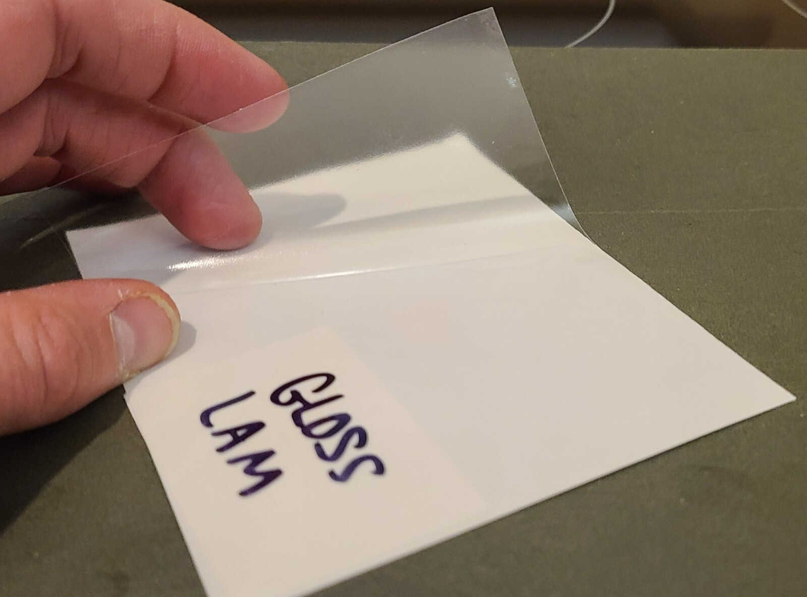 3.0 mil Gloss Clear Vinyl Cold Pressure-Sensitive Laminate Self-Adhesive UV 4-YR