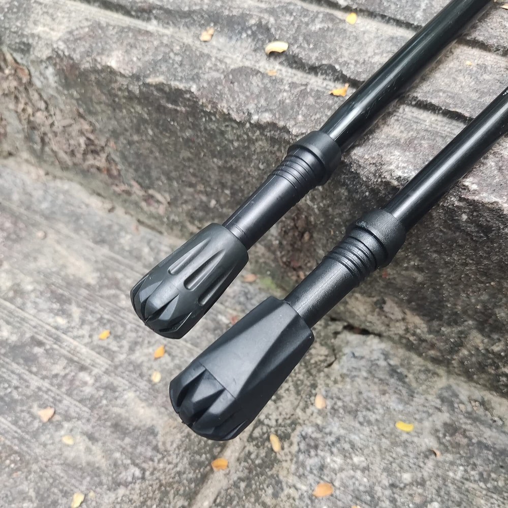 Trekking Pole Tip Accessories Set Extra Thick Rubber Tips Replacement Hiking