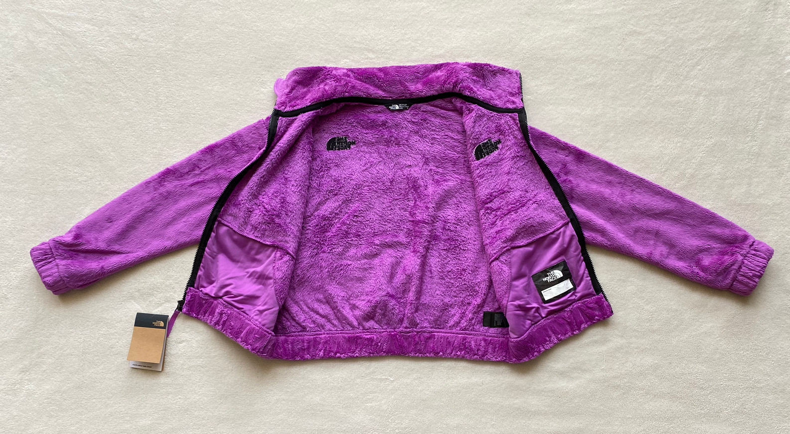 🌺NWT🌺 The North Face Girls Osolita Full Zip Fleece Jacket Sz XL 18 Violet