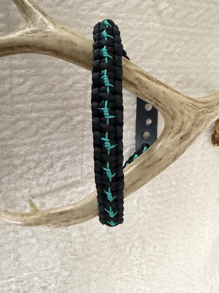 Black And Teal Bow Wrist Sling