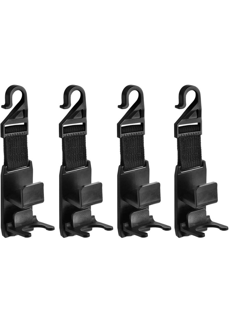 4 Pack Car Backseat Headrest Hook