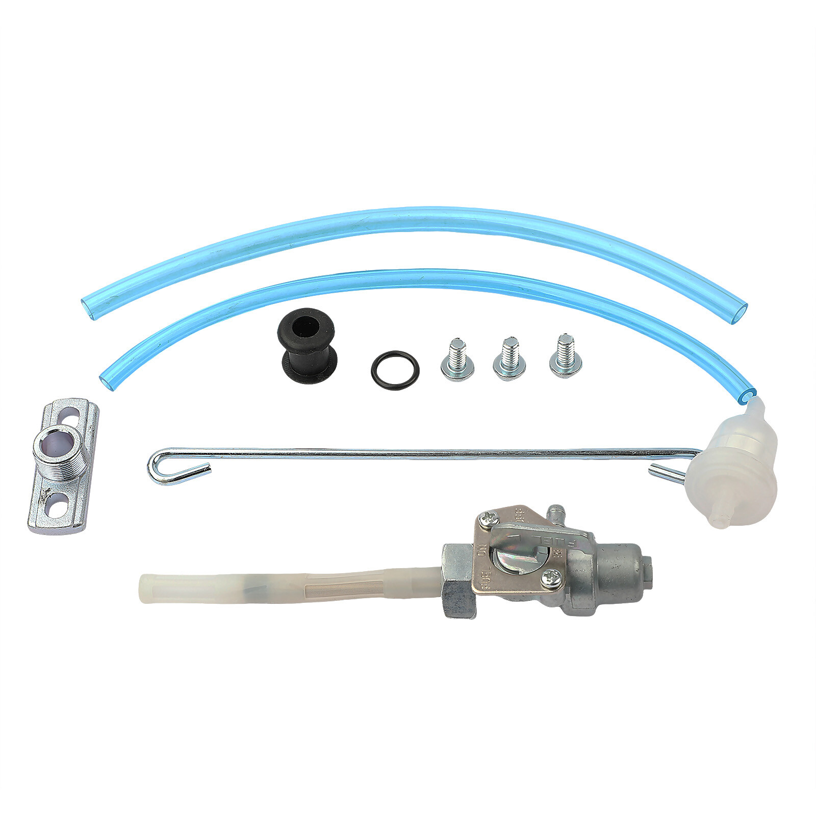 Fuel Tank with Cap and Fuel Petcock for Honda ATC185 ATC185S ATC200 ATC200S Red