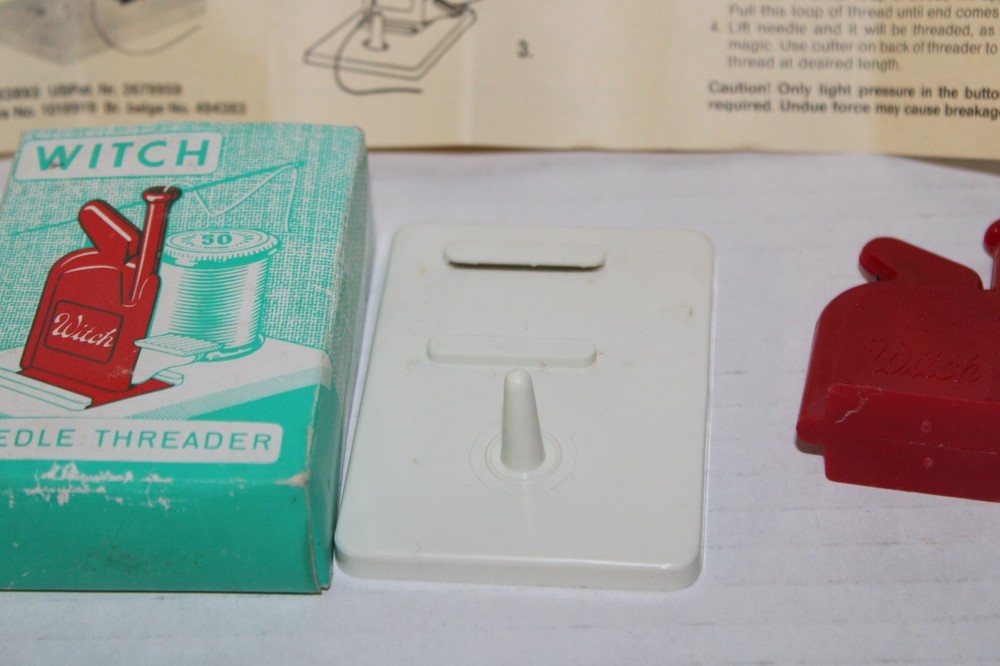 Vintage Witch Automatic Needle Threader with lnstructions Made in Germany - NOS