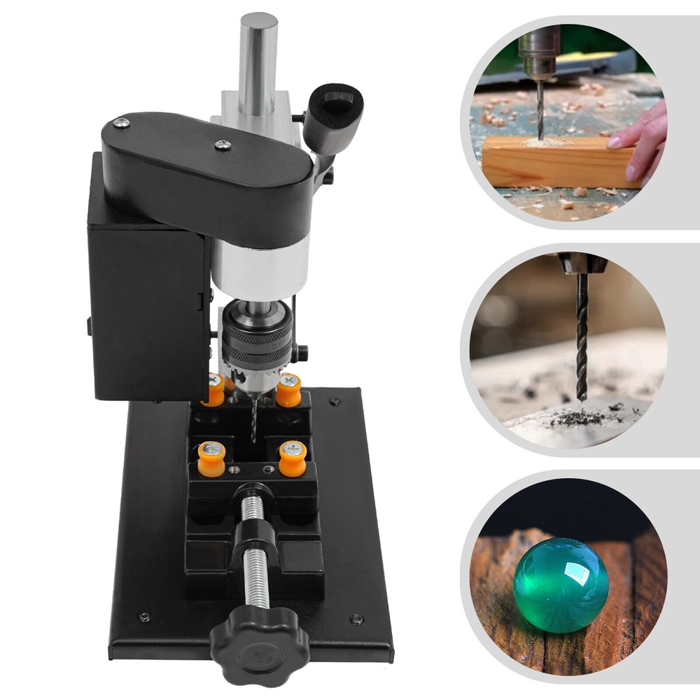 Power Bench Drill, Mini Drill Press, Adjustable Speed Electric Drilling Machine