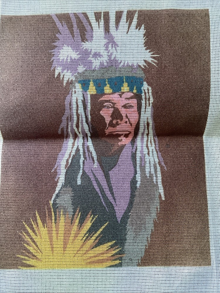 Vintage Needlepoint Canvas