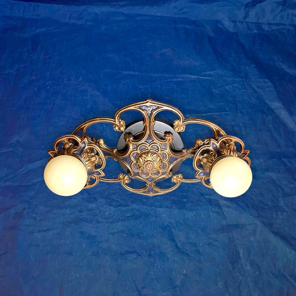 Flush Mount Double Socket Rewired Beautiful Nice 82C