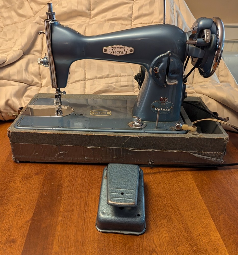 Macy's Hearald Vintage Precision Deluxe Sewing Machine