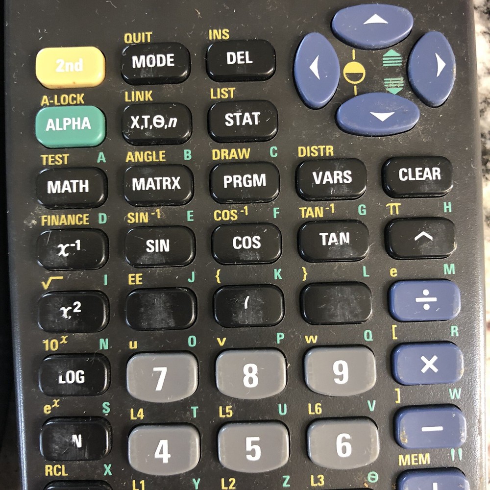 Ti-83 Graphing Calculator With Cover - Tested Working Free Ship