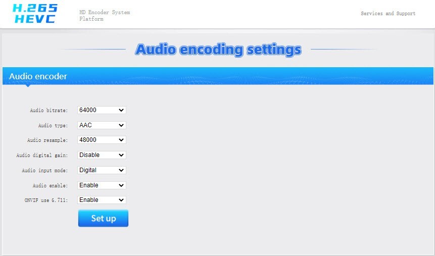 H.265/H.264 HDMI Video Encoder Support RTSP,RTMP,UDP,HTTP TS,ONVIF Protocol