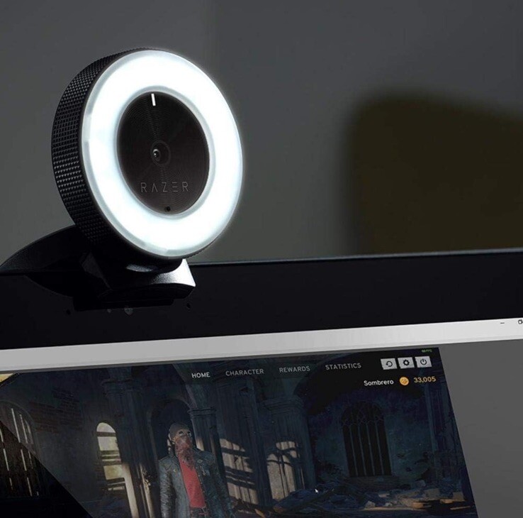 Razer Kiyo RZ19-0232 Webcam with Adjustable Ring Light - New Missing Box