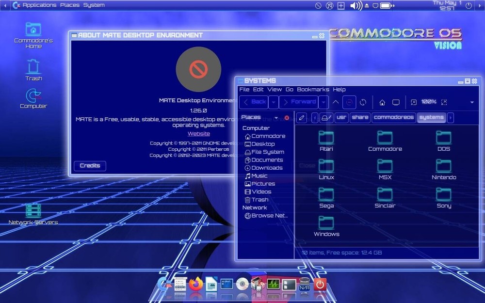 Commodore OS Vision 3.0, Bootable USB Install, Linux Gaming OS, Retro games
