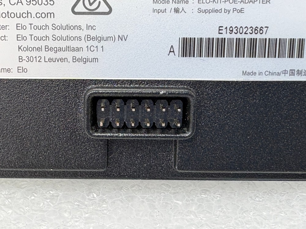 USED | ELO E615169 / ELO-KIT-POE-ADAPTER ADAPTER KIT ANDROID POE Module - Black